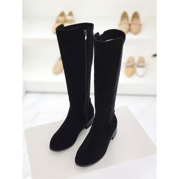 머랭고세이브존04소가죽스웨이드스판롱부츠3.5cm/m22w09lm22w09l