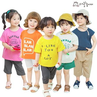 까꿍놀이터 2022 여름 인기 데일리룩 유치원등원룩/팬츠/티셔츠