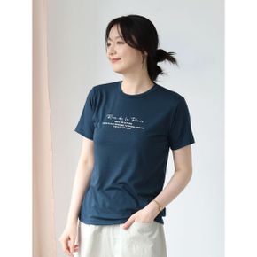 루이 레터링 반팔 티셔츠  여름 스판 데일리 VTS133_P430102993