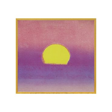 아티쉬 그림액자 Sunset 1972 (lavender), 앤디 워홀