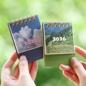 귀여운 미니 스탠딩 탁상 2026 달력 캘린더 (S41979507)