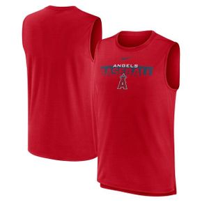 [해외] 992856 나이키 MLB LA 에인절스 Knockout Stack Exceed Muscle Tank Top Red