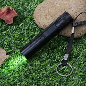 열쇠고리 스트랩 LED 후레쉬(블랙) 휴대용손전등