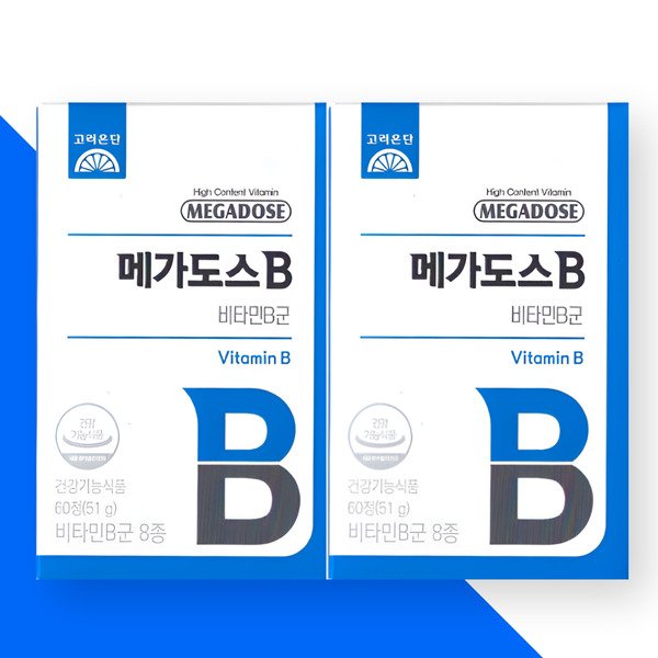 고려은단 메가도스B 비타민B군 컴플렉스 60정 x 2개