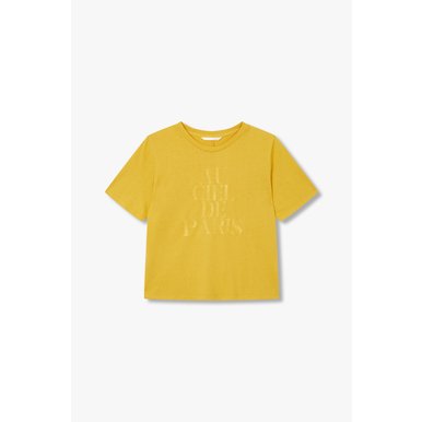 [지컷24S/S]자수 레터링 져지 티셔츠(7214240503)