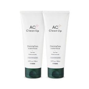 AC 클린업 약산성 클렌징 폼 150ml 2개 /약산성 클렌징폼 /폼클렌징