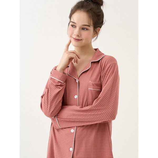 소프킨 코지 긴팔 커플 잠옷 세트