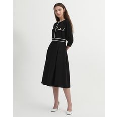 [23FW] Classic Line Long Dress [BLACK] JSDR3D900BK