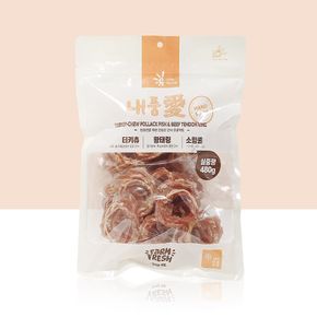 내품애 터키츄 소힘줄 황태링480g(30p이상)