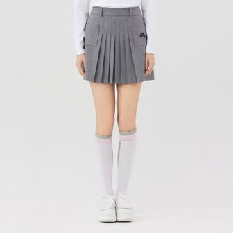 MARTINE GOLF [정상가 378000원]여성 TR플리츠 큐롯 그레이 (QW0ECU10236)