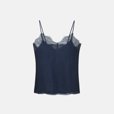 베르니스 레오파드 패턴 실크 레이스 슬립 BE25A3FRT0239