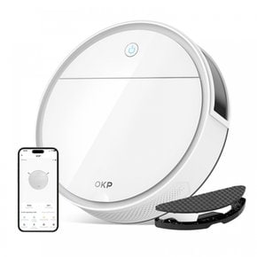 OKP Life K5P 5000pa 2.4GWi-Fi Alexa Google 로봇 청소기 소형 강력 흡인 정밀한 장애 회피