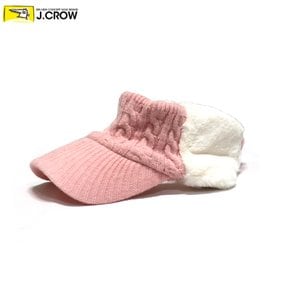 따뜻한 페이크퍼 귀마개 니트 여성 캡 (JCC18F-KNC07)