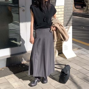 바렛 플리츠 스커트