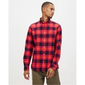 4375576 Tommy Hilfiger Oxford Bold Check Regular Fit Shirt - Royal Berry  Multi