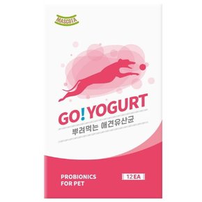 마스코타 뿌려먹는 애견 유산균 Go Yogurt 12P