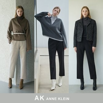 앤클라인 25FW AK앤클라인 울라이크 풀밴딩 팬츠 3종
