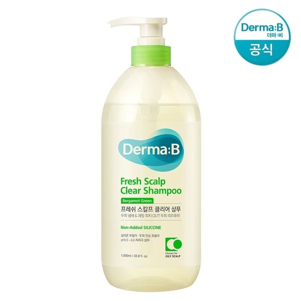 프레쉬 스칼프 클리어 샴푸 (베르가못그린) 1000ml (+바디로션20ml)