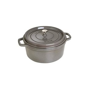 staub 스타우브 코콧 라운드 구레- 28cm 크다 양손 주물 홀로- 냄비 IH