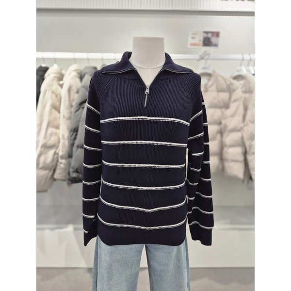 [여주점] 여성 반집업 카라 스웨터(EPF4ET2200)