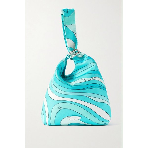 에밀리오 프린트 실크 트윌 토트백 46376663162932379