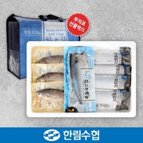 [제주 한림수협] 갈치&굴비&고등어 명품 선물세트 (은갈치 300g*3팩+굴비400g(5미) x 2팩+고등어120g x 10팩) / 부직포가방_국내산_냉동비축품