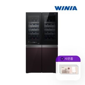 [렌탈] 위니아 보르도 864L 냉장고 WWRV908EFGRW 로얄와인 월175900원 5년약정