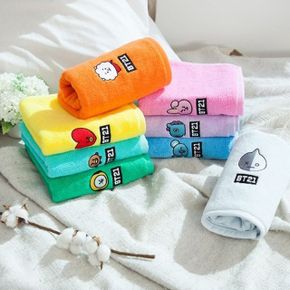 페이셜 세면 타올 수건 BT21