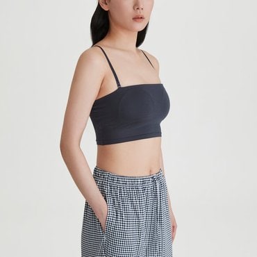 JAJU 25 S/S   여 코튼 튜브 크롭브라  J40N901022
