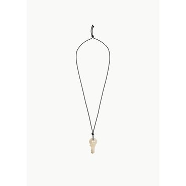 샵아모멘토 니콜로파스쿠알레티 Chiave Necklace, Beige