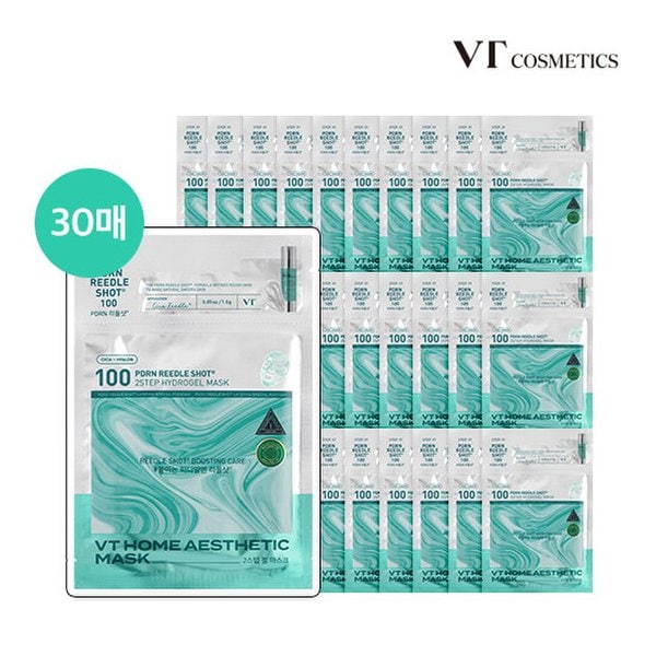 (VT) 브이티 PDRN 리들샷 하이드로겔 마스크 (총 30매)