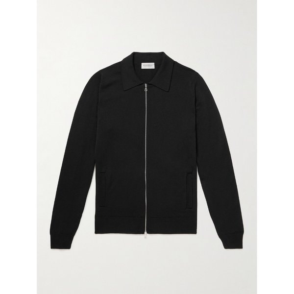 알스턴 슬림핏 메리노 울 집업 가디건 1647597307249073