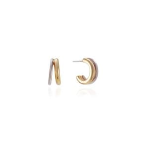 Two-tone Ring Earrings_VH24NNEA100M