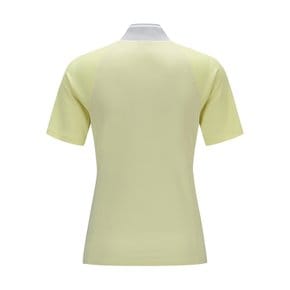 FX 여성 골지소매 라글란 패턴 하이넥 티셔츠 (52KA2356_45)