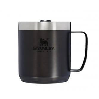  STANLEY 0.35L (스탠리) 클래식 진공 머그잔 차콜 그레이 보온 보냉 핸들 머그잔 아웃 도어 캠프