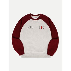 I 곰 U Sweatshirt AMM1214 (Oatmeal)