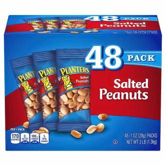  [해외직구] Planters 플랜터스 솔티드 피넛 견과류 28g 48입 Salted Peanuts (1 oz., 48 pk.)