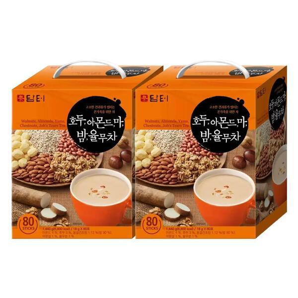 담터 호두 아몬드 마 밤 율무차 18g x 80개입 2박스 - SSG.COM