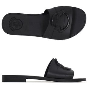 [부산점] 몽클레어 25SS 블랙 로고 몬  슬라이드 샌들 4C00040 M4095 999