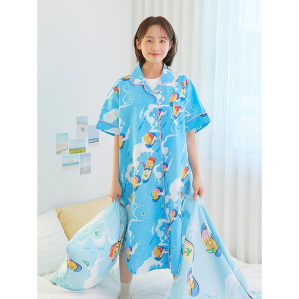 썸머홀리데이 쿨링 원피스_춘식이