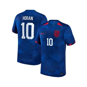 나이키 맨즈 Lindsey Horan USWNT 2023 Replica 저지 - 로얄 9613172