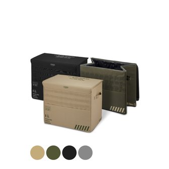 카고컨테이너 Twin trash box_khaki,beige,black,gray