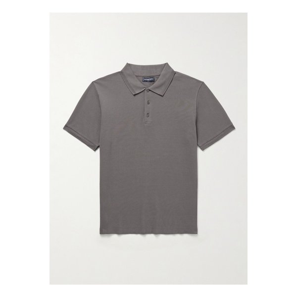 프레스코볼 카리오카 호라시오 코튼 피케 폴로 셔츠 그레이 46376663162873351
