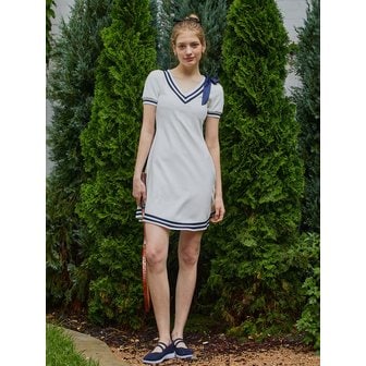이바나헬싱키 [IHPS]Ribbon puff tennis dress(2colors)
