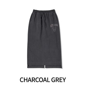 유니버시티 피그먼트 스커트 LW222SK811 CHARCOAL GREY