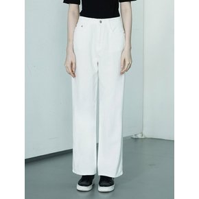 W1041 SUMMER WIDE COTTON PANTS_IVORY