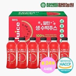 데이앤 얼린 생 수박주스 300ml x 6병 4세트(총 24병)