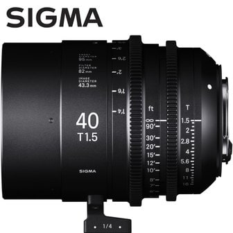 시그마 시네렌즈 40mm T1.5 (캐논EF마운트/풀프레임)