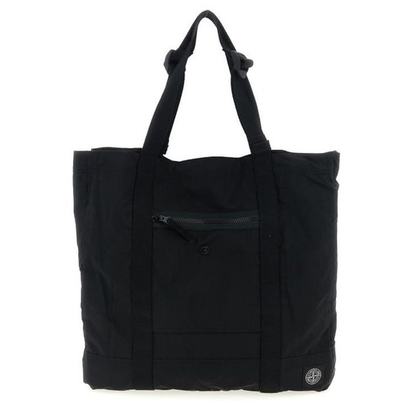 26SS 스톤 아일랜드 집 포켓 토트백 L1S15 9200012 S0251 V0029 BLACK DOM