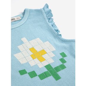 26SS 아동 나시 PIXEL DAISY RUFFLED TOP B126AC029